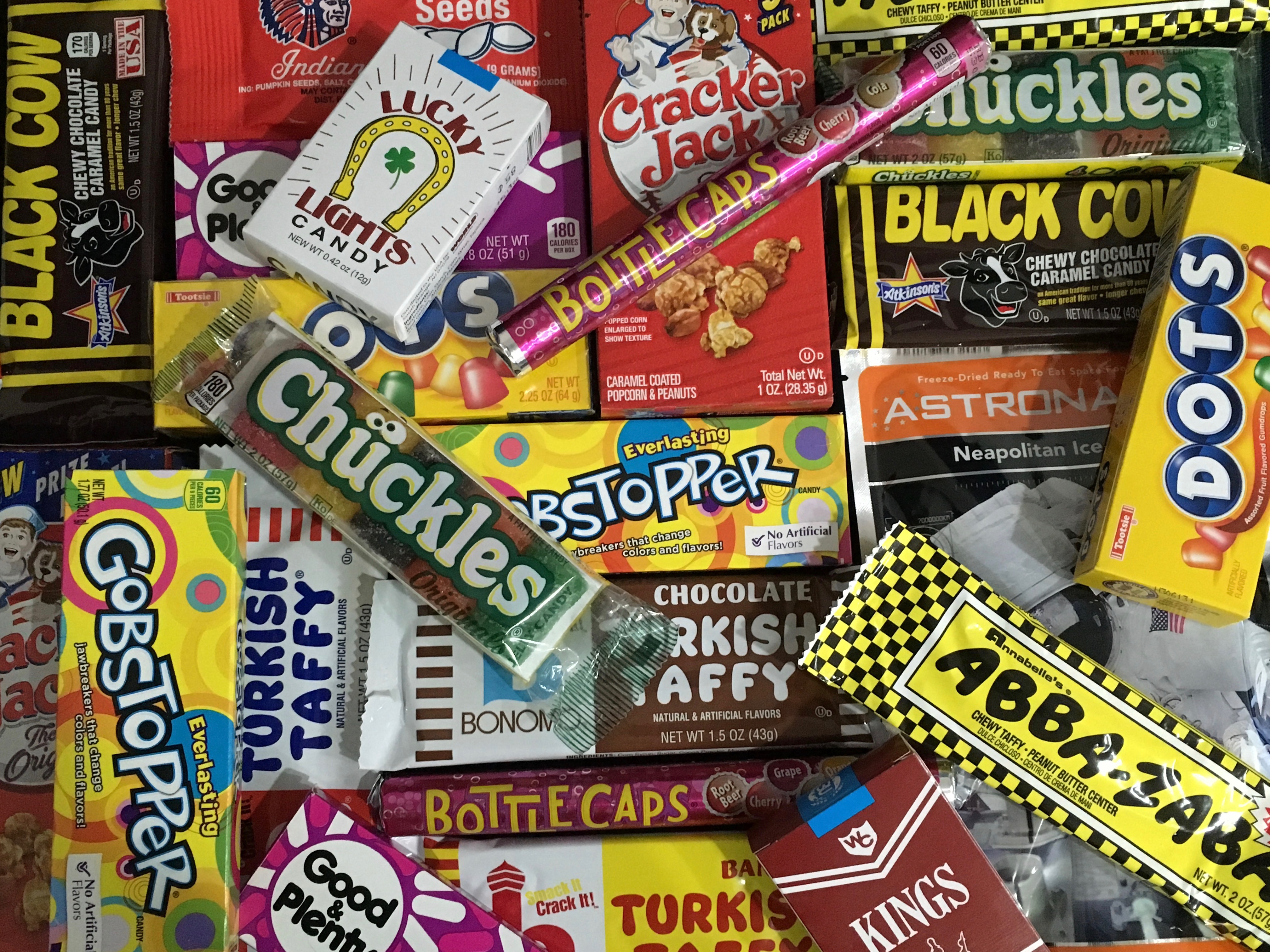 Old clearance candy bars